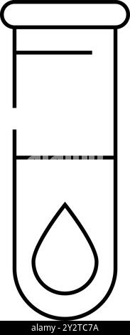 Vektorgrafik für Symbole der Transfetten-Linie Stock Vektor