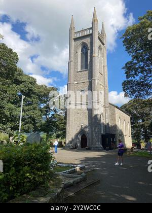 Drumcliffe, County Sligo, IRE. 30. August 2024. 20240830 - Blick auf die St. Columba's Kirche in Drumcliffe, County Sligo, Irland. (Kreditbild: © Chuck Myers/ZUMA Press Wire) NUR REDAKTIONELLE VERWENDUNG! Nicht für kommerzielle ZWECKE! Stockfoto