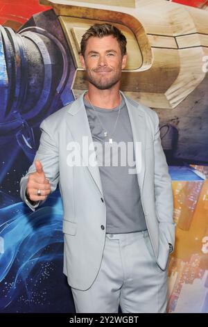 11. September 2024: Sydney, NSW Australien: CHRIS HEMSWORTH nimmt am 11. September 2024 an der australischen Premiere von „Transformers One“ auf der IMAX Sydney in Sydney Teil (Foto: © Christopher Khoury/Australian Press Agency via ZUMA Press Wire). Nicht für kommerzielle ZWECKE! Stockfoto