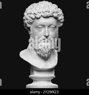 Marcus Aurelius – römischer Kaiser von 161 bis 180 und stoischer Philosoph. Er war Mitglied der Nerva-Antonine-Dynastie. Stockfoto