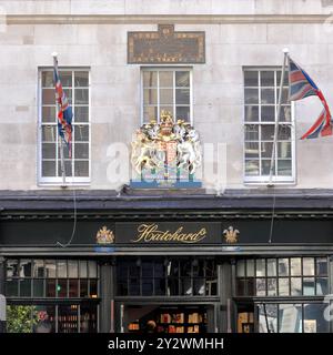 Hatchards, ein englischer Buchladen, der behauptet, der älteste im Vereinigten Königreich zu sein, wurde 1797 auf Piccadilly gegründet Stockfoto