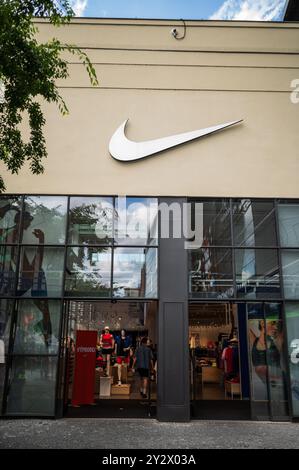 Nike Store in Prag Stockfoto