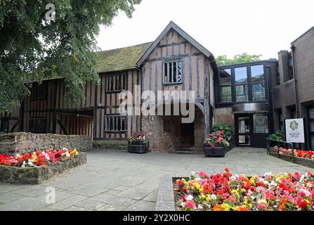 Cheylesmore Manor, erbaut von den Earls of Chester in Coventry Stockfoto