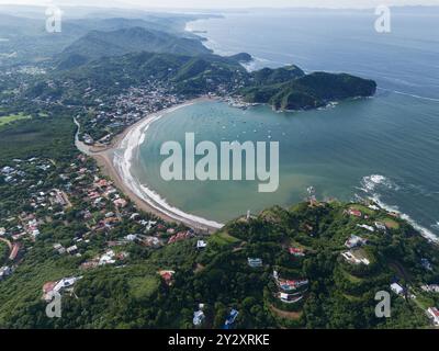 San juan Del Sur Luftküste in Nicaragua Berglandschaft Stockfoto