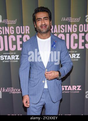 Beverly Hills, USA. September 2024. Kumail Nanjiani kam am 11. September 2024 in Beverly Hills, CA. © Lisa OConnor/AFF-USA.com Credit: AFF/Alamy Live News zum Event „Raising Our Voices: Agents of Change“ des Hollywood Reporters Stockfoto