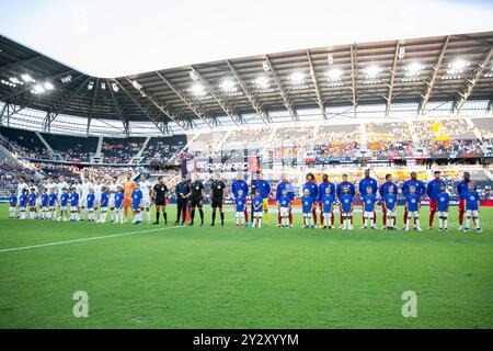 Cincinnati, Ohio, USA, 10. September 2024. Die USMNT spielt Neuseeland in einem internationalen Freundschaftsspiel im TQL Stadium in Cincinnati, Ohio. Quelle: Kindell Buchanan/Alamy Live News Stockfoto