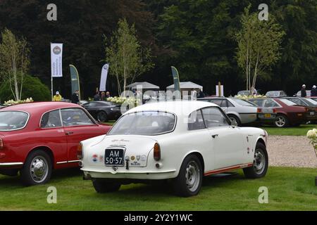 Soestdijk, Niederlande - 1. September 2023: Ein Klassiker von 1961 Alfa Romeo Giulietta Sprint Veloce Stockfoto