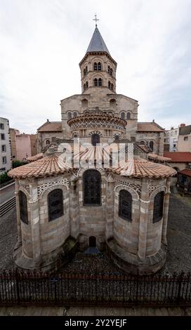 Notre-Dame du Port in Cremont-Ferrand Stockfoto