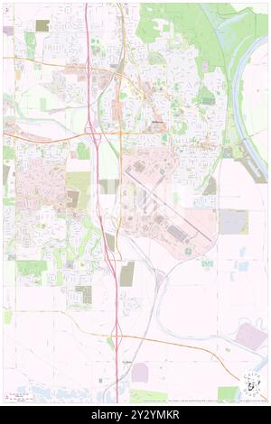 Offutt Air Force Base, Sarpy County, USA, USA, Nebraska, n 41 7' 12'', S 95 55' 15'', Karte, Cartascapes Map, veröffentlicht 2024. Erkunden Sie Cartascapes, eine Karte, die die vielfältigen Landschaften, Kulturen und Ökosysteme der Erde enthüllt. Reisen Sie durch Zeit und Raum und entdecken Sie die Verflechtungen der Vergangenheit, Gegenwart und Zukunft unseres Planeten. Stockfoto