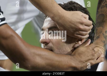 Curitiba, Brasilien. September 2024. PR - CURITIBA - 09/11/2024 - BRASILIANISCHER CUP 2024, ATHLETICO-PR x VASCO - Vegetti aus Vasco, feiert das erste Tor, Liga Arena Stadium, 09/11/2024 Foto: Hedeson Alves/AGIF (Foto: Hedeson Alves/AGIF/SIPA USA) Credit: SIPA USA/Alamy Live News Stockfoto