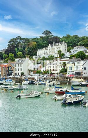 Der Hafen von St Aubin auf der Insel Jersey, einer der Kanalinseln Stockfoto