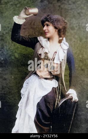 Mrs. FR Benson geb. Constance Featherstonhaugh 1860-1945 englische Schauspielerin. Sie heiratete 1886 den Schauspieler und Regisseur Frank Benson 1858 Stockfoto