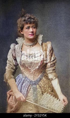 Ellen Alice Terry 1847-1928 englische Schauspielerin. Ab 1878 arbeitete sie 25 Jahre lang erfolgreich mit Henry Irving zusammen. Hier als Beatrice in Stockfoto