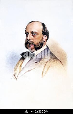 Henri dArtois vollständiger Name: Henri Charles Ferdinand Marie DieudonnÃ de Bourbon-Artois, Duc de Bordeaux, comte de Chambord * 29. September 1820 i Stockfoto