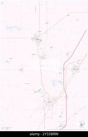 Sawyerville, Macoupin County, USA, USA, Illinois, n 39 4' 42''', S 89 48' 26'', Karte, Karte, Kartenausgabe 2024. Erkunden Sie Cartascapes, eine Karte, die die vielfältigen Landschaften, Kulturen und Ökosysteme der Erde enthüllt. Reisen Sie durch Zeit und Raum und entdecken Sie die Verflechtungen der Vergangenheit, Gegenwart und Zukunft unseres Planeten. Stockfoto