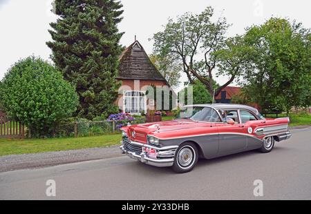 Europa, Deutschland, Niedersachsen, Niederelbe Classics, Oldtimer Tour, Buick Special 40, Baujahr 1958, Stockfoto