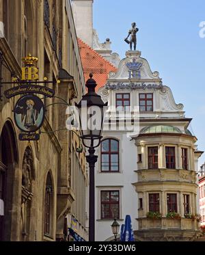 Europa, Deutschland, Bayern, Landeshauptstadt München, Altstadt, Hofbräuhaus am Platzl, Münchner Kindl Stuben, Stockfoto