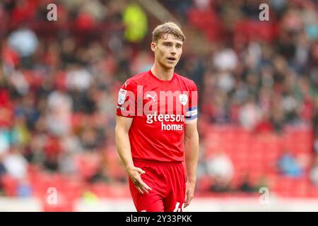 Oakwell Stadium, Barnsley, England - 7. September 2024 Luca Connell (48) von Barnsley - während des Spiels Barnsley gegen Bristol Rovers, Sky Bet League One, 2024/25, Oakwell Stadium, Barnsley, England - 7. September 2024 Credit: Mathew Marsden/WhiteRosePhotos/Alamy Live News Stockfoto