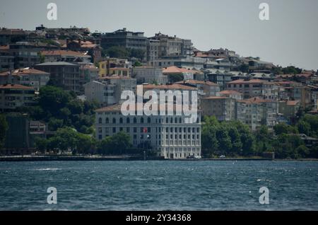 Blick von Ortaköy, Istanbul, Türkei, Europa-Asien Stockfoto