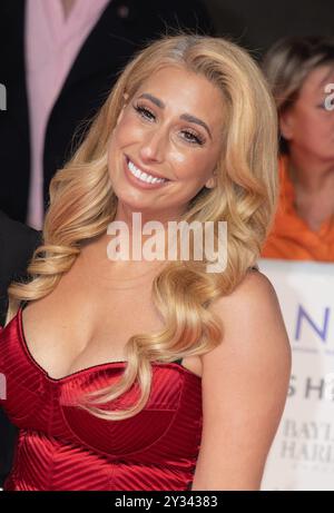 London, Vereinigtes Königreich, 11. September 2024. Stacey Solomon nimmt an den National Television Awards Red Carpet Arrivals in der O2 Arena am 11. September 2024 in London Teil. Vereinigtes Königreich. Quelle: S.A.M./Alamy Live News Stockfoto
