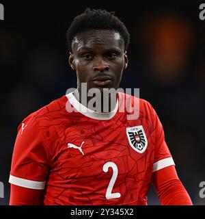 LUTON, ENGLAND – 09. SEPTEMBER: Samson Baidoo von Österreich und Red Bull Salzburg während des U21-Freundschaftsspiels zwischen England und Österreich Stockfoto