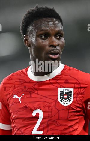 LUTON, ENGLAND – 09. SEPTEMBER: Samson Baidoo von Österreich und Red Bull Salzburg während des U21-Freundschaftsspiels zwischen England und Österreich Stockfoto