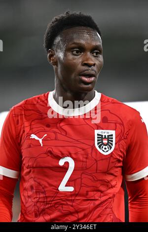 LUTON, ENGLAND – 09. SEPTEMBER: Samson Baidoo von Österreich und Red Bull Salzburg während des U21-Freundschaftsspiels zwischen England und Österreich Stockfoto