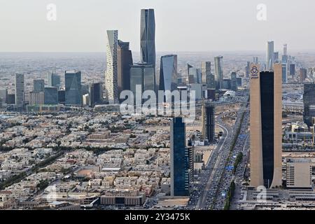 King Abdullah Financial District (KAFD) Stockfoto