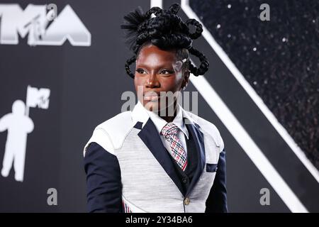 Elmont, Usa. September 2024. ELMONT, NEW YORK, USA – 11. SEPTEMBER: Doechii kommt bei den MTV Video Music Awards 2024 an, die am 11. September 2024 in Elmont, New York, USA, in der UBS Arena stattfanden. (Foto: Xavier Collin/Image Press Agency) Credit: Image Press Agency/Alamy Live News Stockfoto