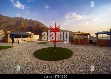 Abha, Saudi Arabien 6. Juli 2022: Schöne Touristenorte in Abha Stadt - Saudi Tourism Stockfoto