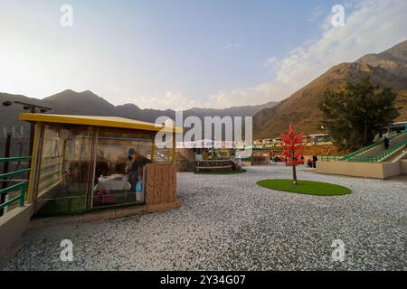 Abha, Saudi Arabien 6. Juli 2022: Schöne Touristenorte in Abha Stadt - Saudi Tourism Stockfoto