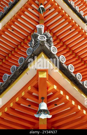 Sanju-no-to, dreistöckige Pagode, Kiyomizu-dera-Tempel, Kyoto, Japan, Asien Stockfoto