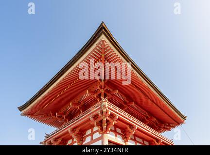 Sanju-no-to, dreistöckige Pagode, Kiyomizu-dera-Tempel, Kyoto, Japan, Asien Stockfoto