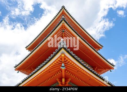 Sanju-no-to, dreistöckige Pagode, Kiyomizu-dera-Tempel, Kyoto, Japan, Asien Stockfoto