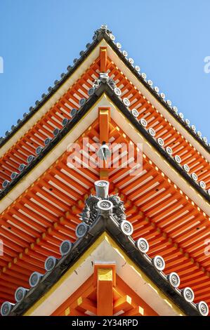 Sanju-no-to, dreistöckige Pagode, Kiyomizu-dera-Tempel, Kyoto, Japan, Asien Stockfoto