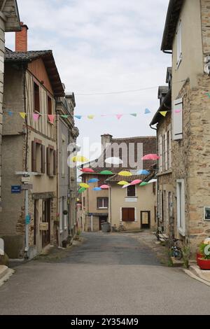 Französisches Dorf, Pierre-Buffière, Haut Vienne, Frankreich Stockfoto