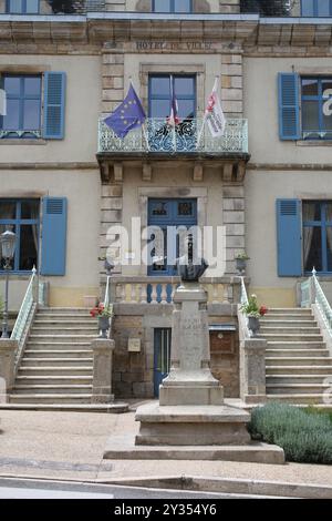 Französisches Dorf, Pierre-Buffière, Haut Vienne, Frankreich Stockfoto