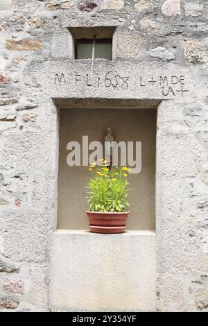 Französisches Dorf, Pierre-Buffière, Haut Vienne, Frankreich Stockfoto