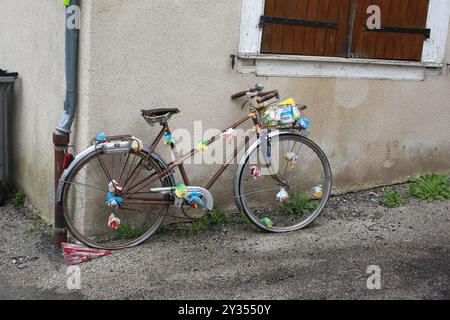 Französisches Dorf, Pierre-Buffière, Haut Vienne, Frankreich Stockfoto