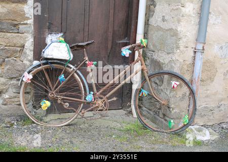 Französisches Dorf, Pierre-Buffière, Haut Vienne, Frankreich Stockfoto