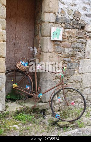 Französisches Dorf, Pierre-Buffière, Haut Vienne, Frankreich Stockfoto