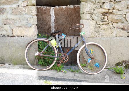 Französisches Dorf, Pierre-Buffière, Haut Vienne, Frankreich Stockfoto