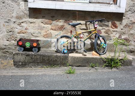 Französisches Dorf, Pierre-Buffière, Haut Vienne, Frankreich Stockfoto