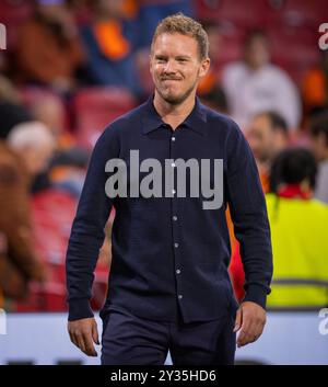 Amsterdam, Niederlande. September 2024. Trainer Julian Nagelsmann (Deutschland) Niederlande - Deutschland Niederlande - Deutschland 10.09.2024 Copyrig Stockfoto