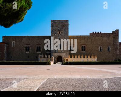 Palast der Könige von Mallorca (Perpignan/Frankreich) Stockfoto