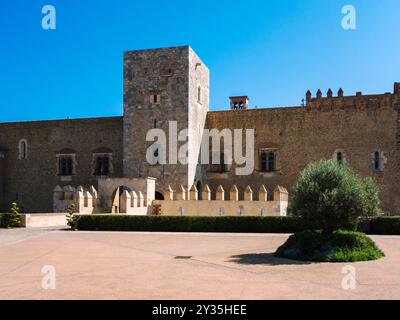 Palast der Könige von Mallorca (Perpignan/Frankreich) Stockfoto