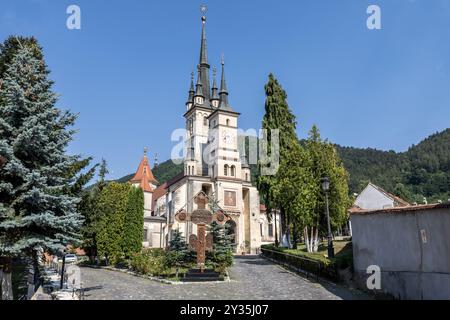 Nikolaikirche, auch bekannt als Kathedrale, Rumänisch-orthodoxe Kathedrale, Brasov, Rumänien Stockfoto