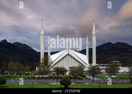 Faisal-Moschee in der Islamabad-Moschee in Pakistan Stockfoto