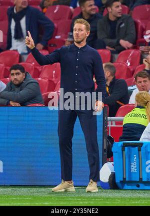DFB-Trainer Julian Nagelsmann, Bundestrainer, Nationaltrainer, beim Spiel der UEFA Nations League 2024 IN DEN NIEDERLANDEN. , . Am 10. September 2024 in Amsterdam, NL. Fotograf: ddp Images/STAR-Images Credit: ddp Media GmbH/Alamy Live News Stockfoto