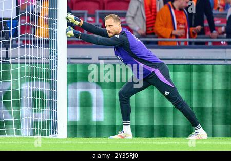 Oliver Baumann, DFB 12, im Spiel der UEFA Nations League 2024 NIEDERLANDE - DEUTSCHLAND 2-2 in der Saison 2024/2025 am 10. September 2024 in Amsterdam, NL. Fotograf: Peter Schatz Stockfoto